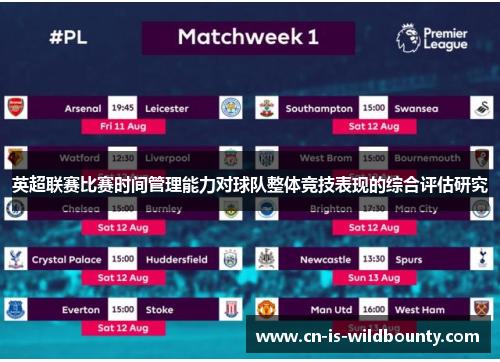 英超联赛比赛时间管理能力对球队整体竞技表现的综合评估研究